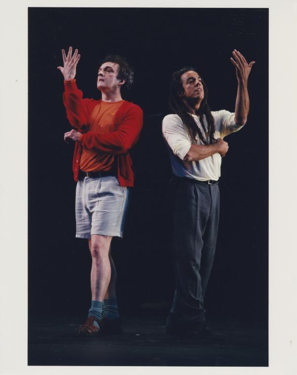 Mark Morris and Guillermo Resto in the premiere performance run of "Foursome," 2002