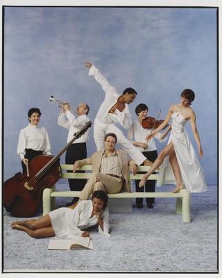 The company in a promotional photograph of "I Don't Want to Love," 2004