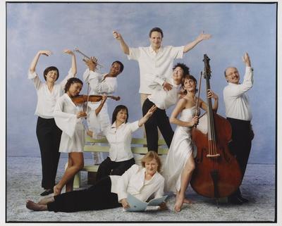 The company in a promotional photograph of "I Don't Want to Love," 2004