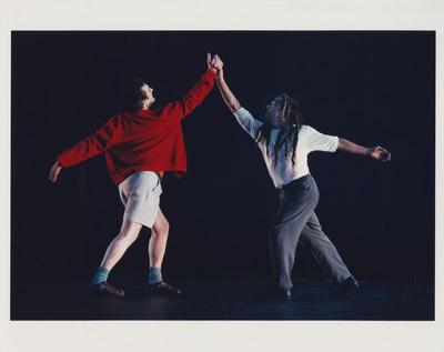 Mark Morris and Guillermo Resto in the premiere performance run of "Foursome," 2002
