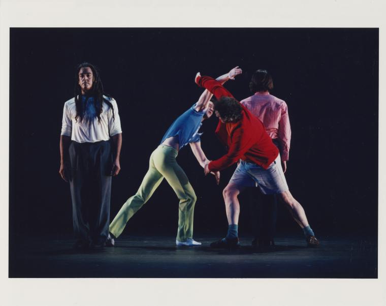 Guillermo Resto, John Heginbotham, Mark Morris, and Shawn Gannon in the premiere performance run of "Foursome," 2002