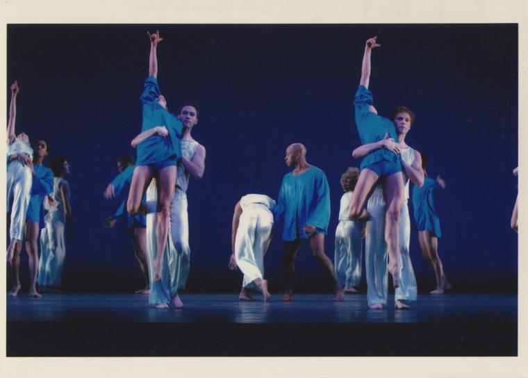 The Dance Group in the premiere performance run of "V," 2001