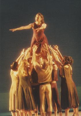 June Omura and the company in "L'Allegro, il Penseroso ed il Moderato," 1997