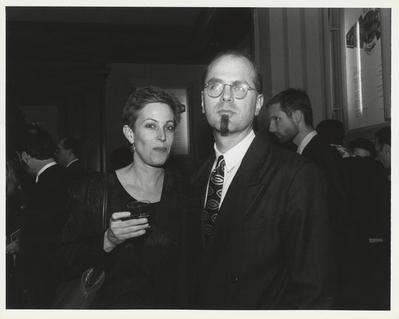 Susan Moore and Charles Burns at "The Hard Nut" gala, 1992