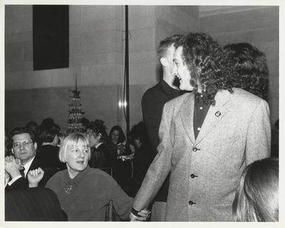 Sharon Delano and Mark Morris at "The Hard Nut" gala, 1992