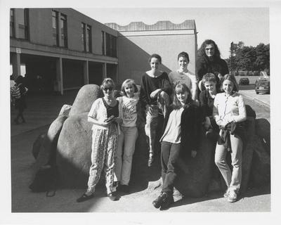 Mark Morris and students from the Edinburgh International Festival Outreach Project, 1994