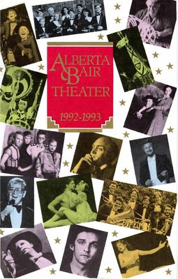 Program for the Alberta Bair Theater - February 24, 1993