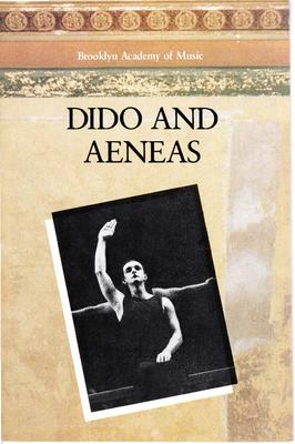 Program for "Dido and Aeneas," Monnaie Dance Group/Mark Morris, Brooklyn Academy of Music - June 20-23, 1990