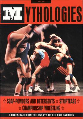 Program for "Mythologies," Théâtre Royal de la Monnaie - April 19-23, 1989