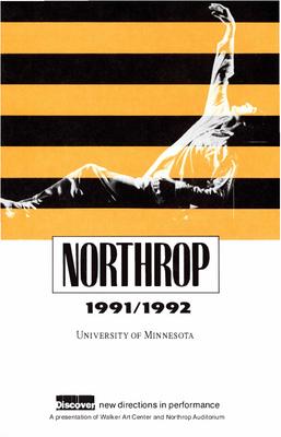 Program for Walker Art Center and Northrop - March 23, 1992