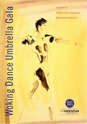 Program for the Woking Dance Umbrella Gala - April 2, 1995
