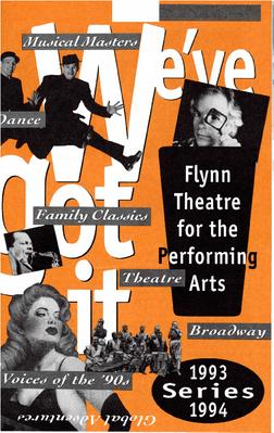 Program for Flynn Theatre for the Performing Arts - October 2, 1993