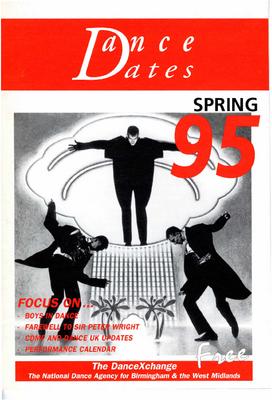 Season Brochure for The DanceXchange - Spring 1995