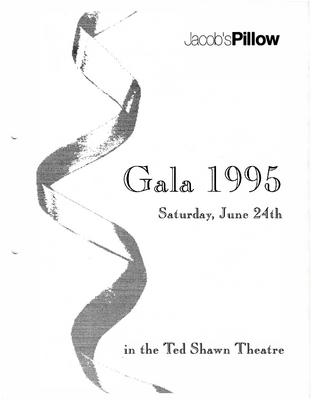 Program for Jacob's Pillow Dance Festival Gala - June 24, 1995