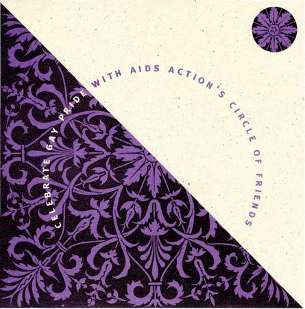 Invitation for Gay Pride Celebration with AIDS Action Committee - June 10, 1995