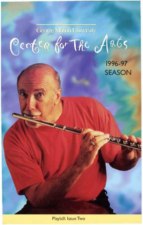 Program for Center for the Arts, George Mason University - October 31-November 1, 1996