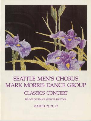 Program for Classics Concert, Seattle Men's Chorus - March 19-22, 1987