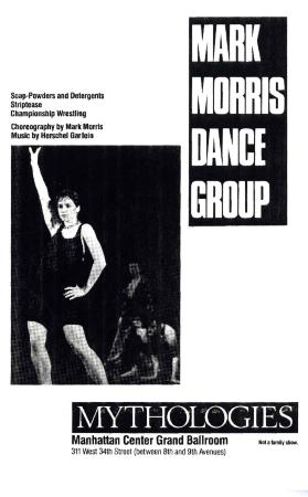 Invitation for "Mythologies," Manhattan Center Grand Ballroom - May 6-10, 1987
