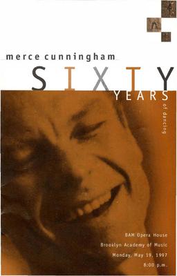 Program for "Merce Cunningham: Sixty Years of Dancing" - May 19, 1997