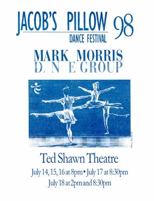 Program for Jacob's Pillow Dance Festival - July 14-18, 1998
