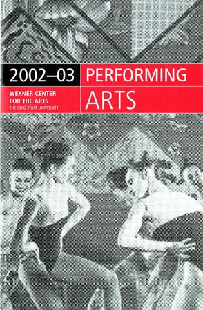 Program for Wexner Center for the Arts - March 1, 2003