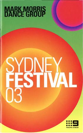 Program for Sydney Festival - January 7-17, 2003