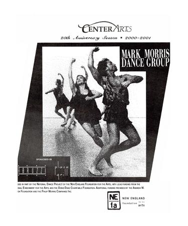 Program for Center Arts - November 6, 2000
