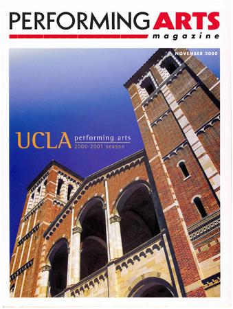 Program for UCLA Performing Arts - November 10-11, 2000