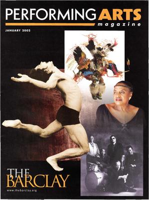Program for Irvine Barclay Theatre - January 24-26, 2002
