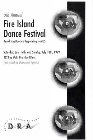 Program for Fire Island Dance Festival - July 17-18, 1999