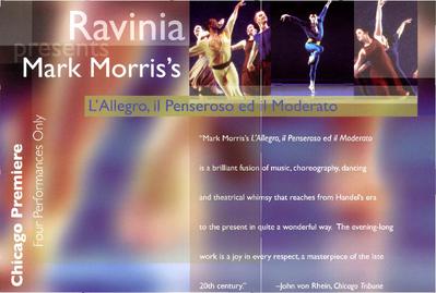 Flyer for "L'Allegro, il Penseroso ed il Moderato," Ravinia Festival - August 26-28, 2005