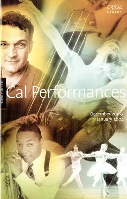 Program for "The Hard Nut," Cal Performances - December 12-21, 2003