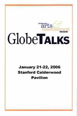Program for "Mark Morris: Dancing Live," GlobeTalks - January 21, 2006