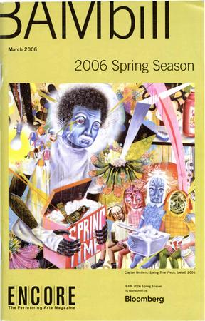 Program for "Mark Morris Dance Group 25th Anniversary Season," Brooklyn Academy of Music - March 8-25, 2006 (Programs A and C)