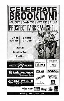 Program for Celebrate Brooklyn! - July 17, 2004