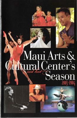 Program for Maui Arts & Cultural Center - October 23, 2003