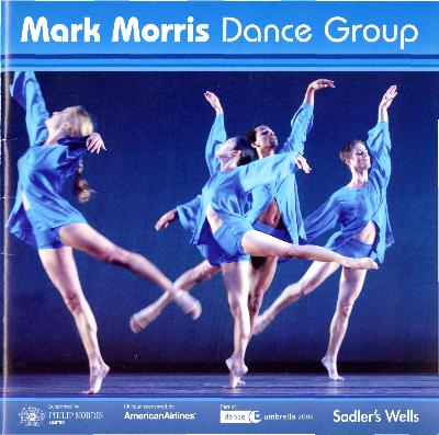 Program for Sadler's Wells,  Dance Umbrella 25th Anniversary UK Tour - October 18-22, 2005