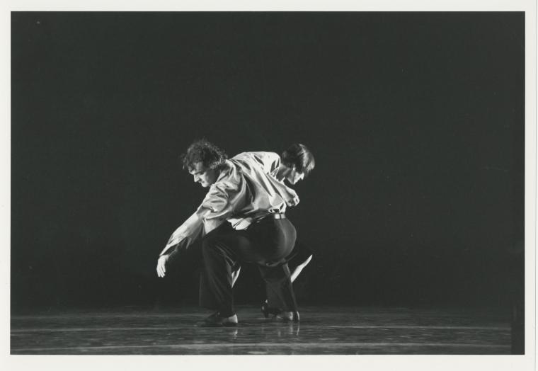 Mark Morris and Tina Fehlandt in the premiere performance run of "The Argument," 1999