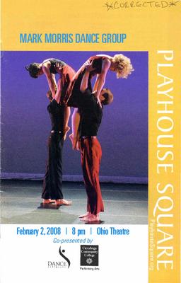 Program for Dance Cleveland - February 2, 2008
