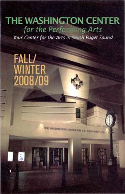 Program for The Washington Center for the Performing Arts - December 5, 2008