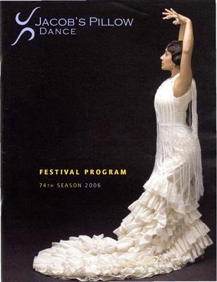 Brochure for Jacob's Pillow Dance Festival - 2006