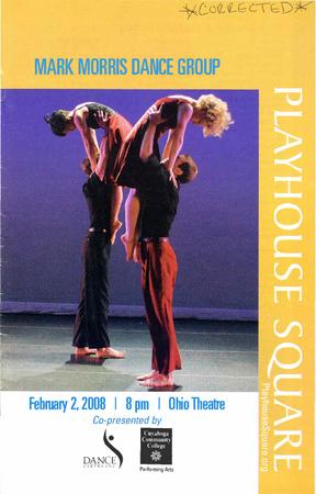 Program for Dance Cleveland - February 2, 2008

