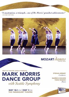 Flyer for "Mozart Dances," Seattle Theatre Group - May 1-3, 2009