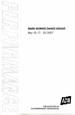 Program for Institute of Contemporary Art - May 15-20, 2007
