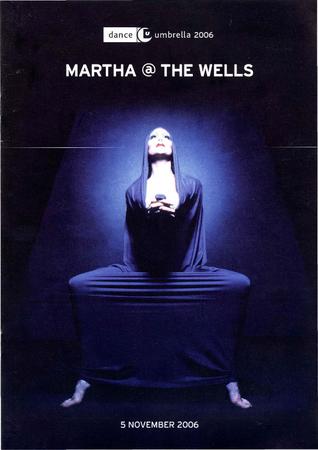 Program for Martha @ the Wells Gala, Dance Umbrella - November 5, 2006