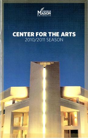 Program for Center for the Arts, George Mason University - February 4-5, 2011