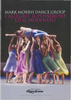 Program for "L'Allegro, il Penseroso ed il Moderato," International Dance Festival Birmingham - April 22-24, 2010