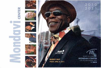 Brochure for Robert and Margaret Mondavi Center for the Performing Arts, Davis - 2010-2011