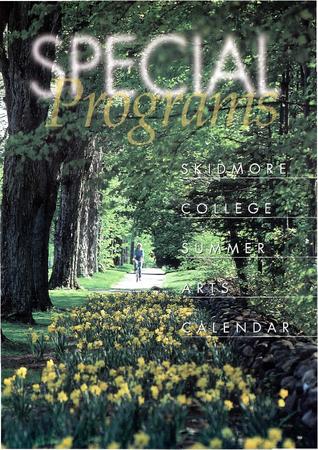 Brochure for Skidmore College Residency - June 8-24, 1999