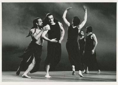 Guillermo Resto, Mark Morris, Ruth Davidson, Tina Fehlandt, and William Wagner in the film production of "Dido and Aeneas," 1995